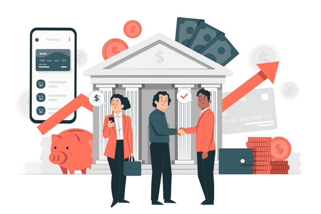 Illustration Banque Illustration Banque