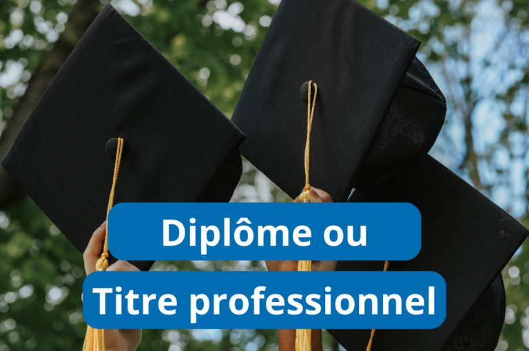 La différence entre Diplôme et Titre professionnel